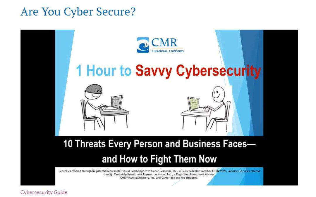 Are You Cyber Secure?